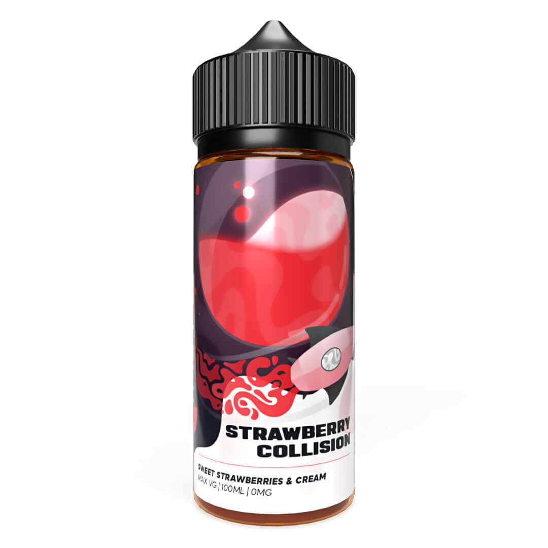 Strawberry Collision - 100ml Short Fill - Sweet Vapes