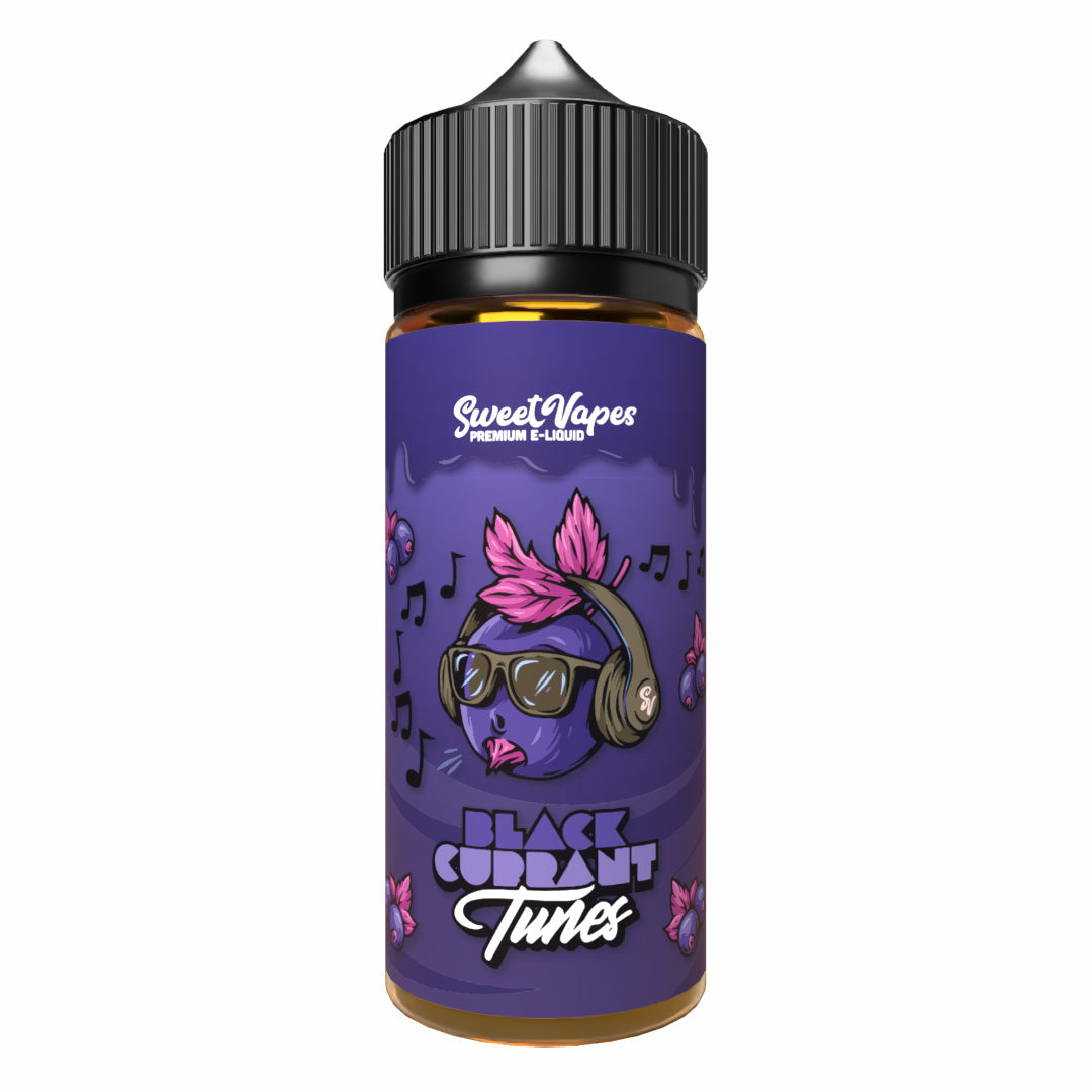 Blackcurrant Tunes 70/30 Shortfill 3mg 4mg 5mg 6mg - Sweet Vapes