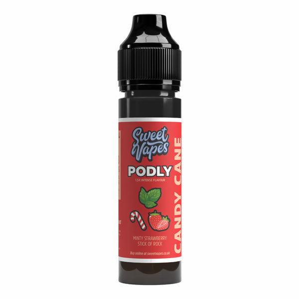 Candy Cane PODLY 50/50 Longfill 6mg 8mg 10mg 12mg - Sweet Vapes