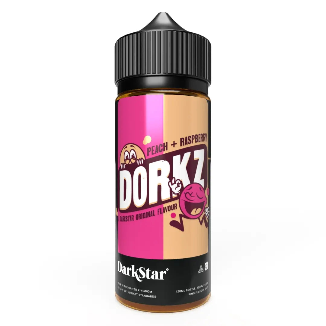 Peach & Raspberry Dorkz - 100ml Short Fill