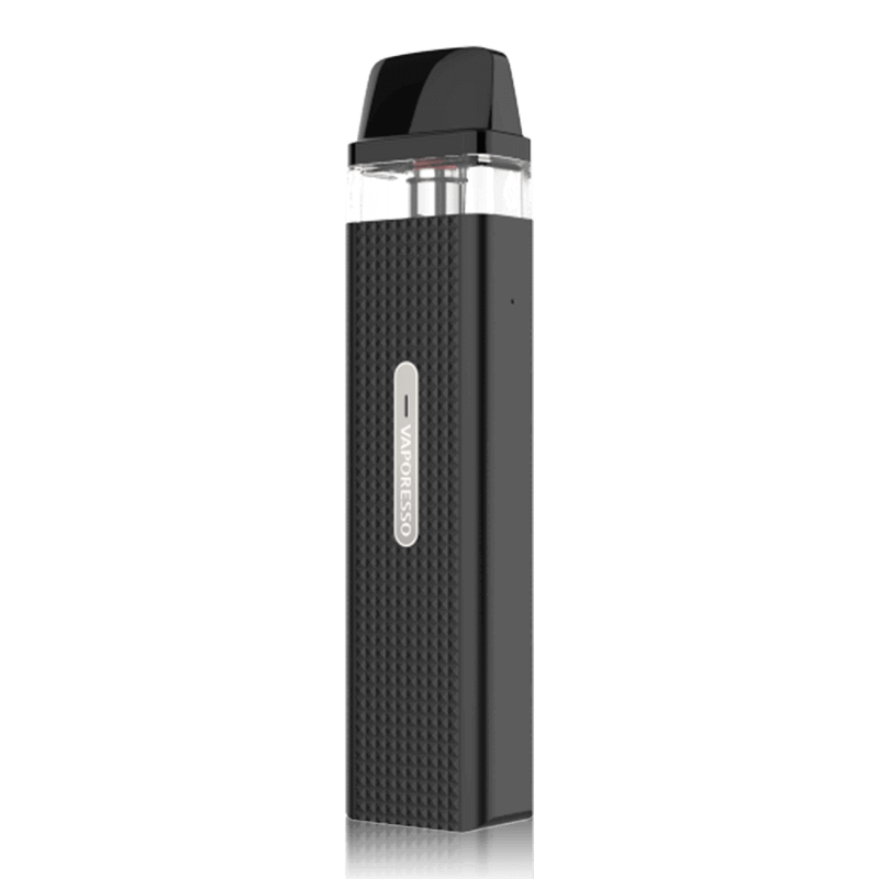 Vaporesso XROS Mini Pod Kit, sleek black design with advanced features, perfect for portable, long-lasting vaping sessions.