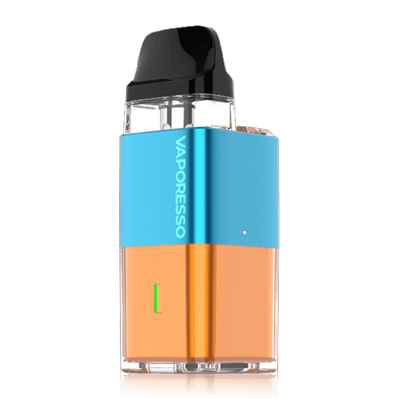 Vibrant Xros Cube Pod Kit by Vaporesso featuring COREX Heating Technology for enhanced flavor and adjustable airflow.
